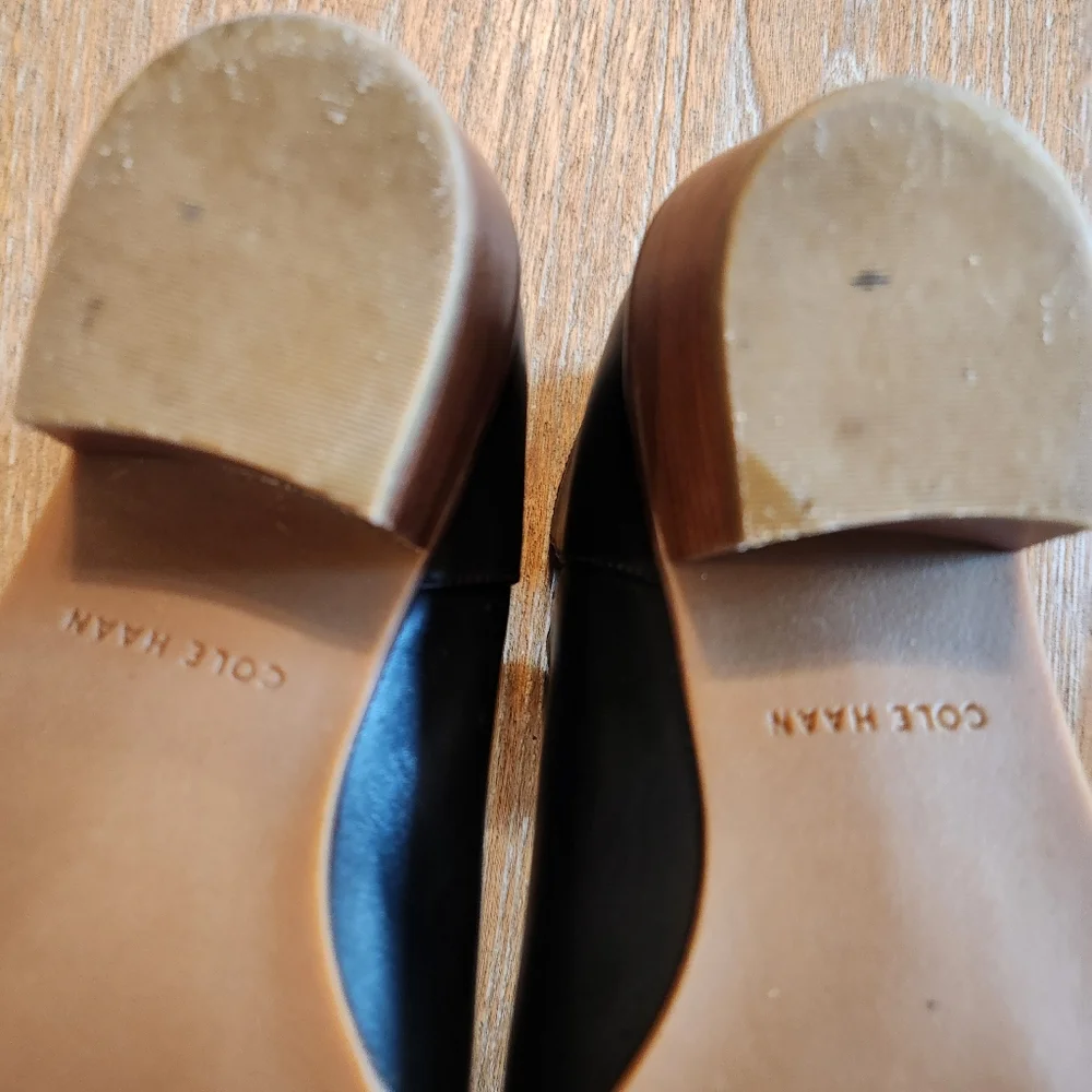 COLE‎ HAAN Grand OS Signature Abbott Black Chelsea Ankle Boots Women's Size 7.5